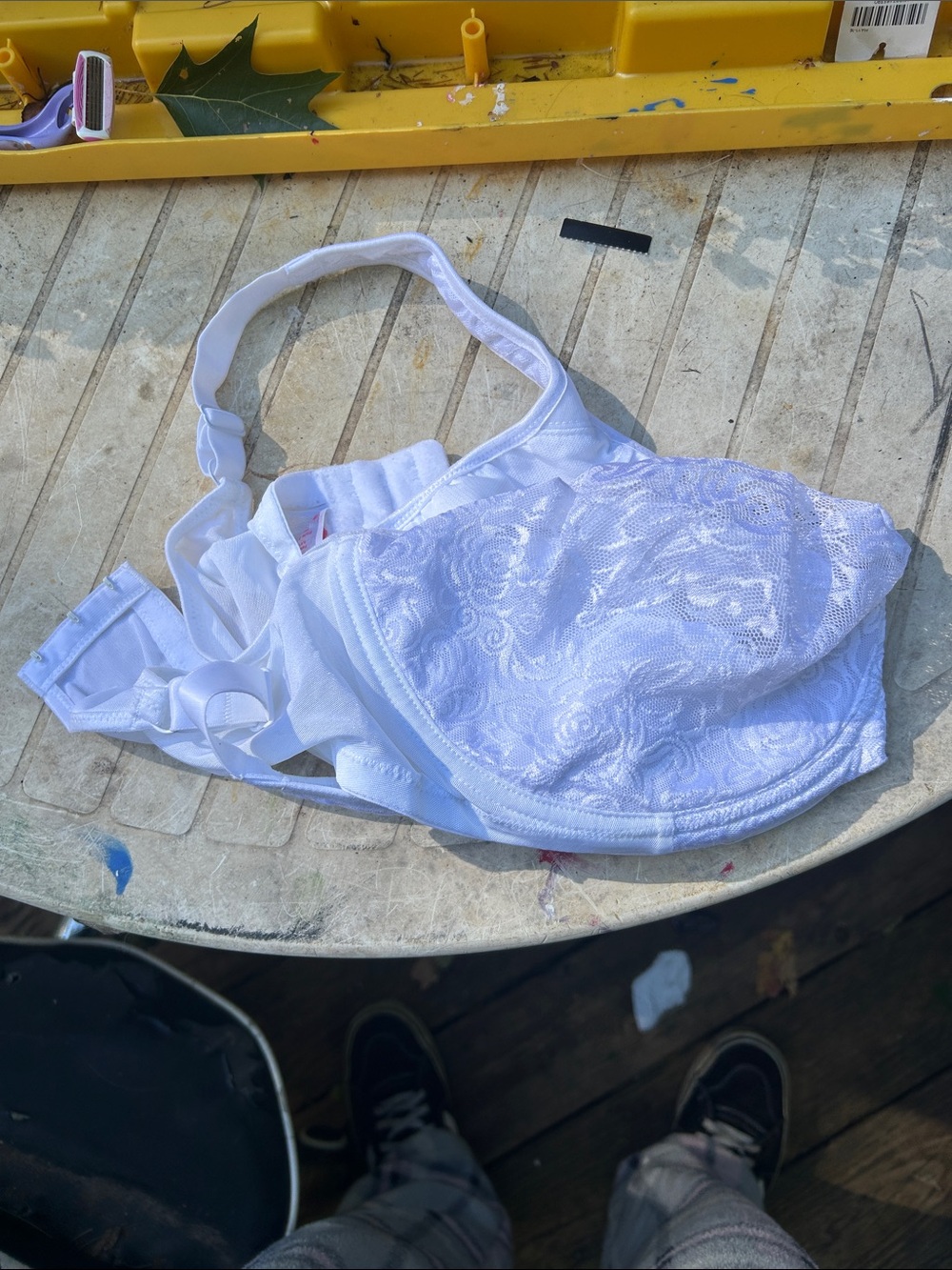 White Lace Girls' Bra Top – Kids Bottoms